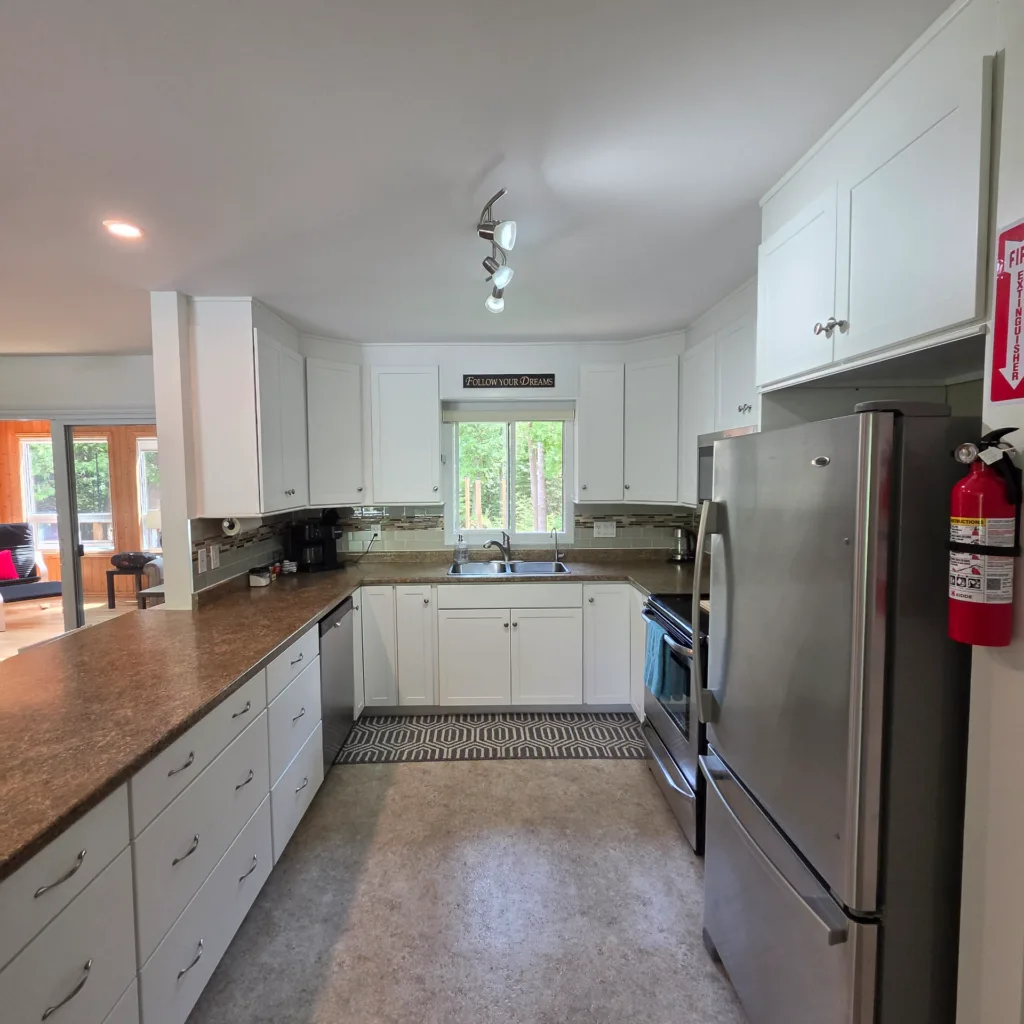 Singing Pines Cottage Kitchen Sink Appliances Lions Head Ontario